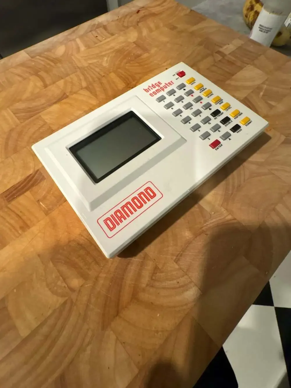 Vintage‎ Diamond Bridge Computer Electronic Handheld Game